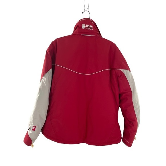 ELITE ALPINE DESIGN MENS RED AND GRAY SKI  COAT - Picture 6 of 9